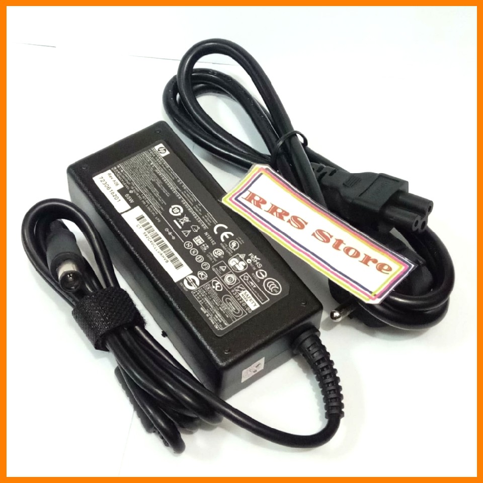 HP Ac Adapter Laptop Computer Charger Notebook PC Power Cord Supply Source Plug 18.5V 3.5A 65W 7.4MM