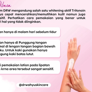 Image of thu nhỏ  WAJIB BACA PENGGUNAAN !! Drw Skincare Original Lotion Malam Rejuvenation Handbody Whitening Drw Skincare ℗ #3