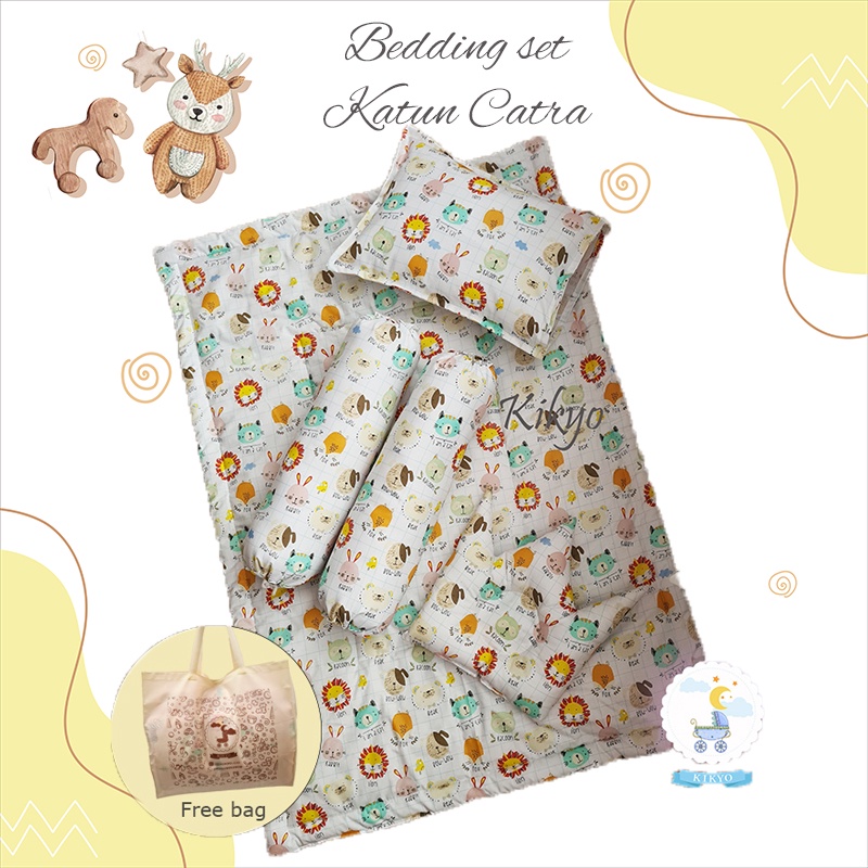 Bedding set baby soft animal / bedding set bayi / set bedding bayi / bedcover baby / selimut bayi