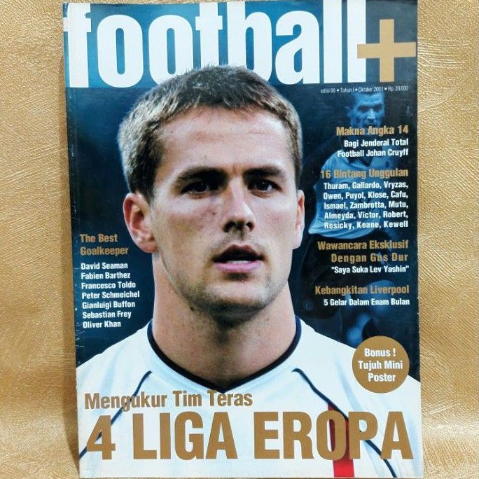 Majalah Bola FOOTBALL + Oktober 2001