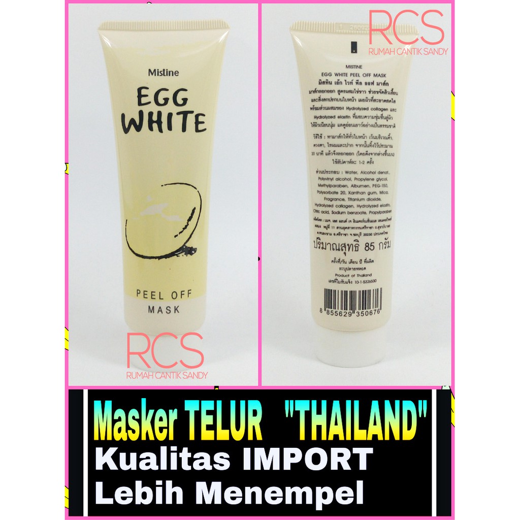 Masker Telur ~ Perawatan Wajah ~ Masker Wajah Alami ~ Memutihkan Wajah