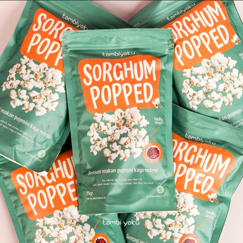 

Popped (Brondong) Shorgum Camilan Makanan Ringan Sehat