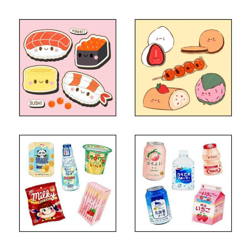 

Stiker Lucu Makanan Anti Air Scrapbook Bullet Journal Jurnal