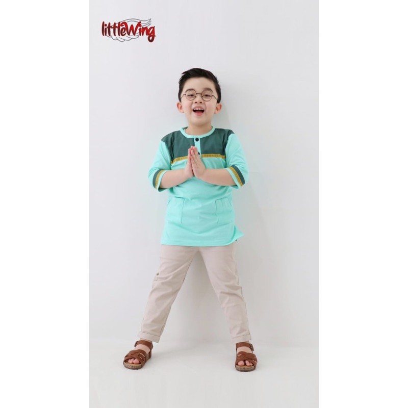 Set Kurta Anak Setelan Koko Nasekha Little Wing