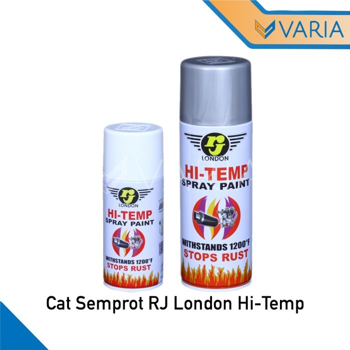 Cat Semprot Pylox Pilox RJ London Hi Temp Black 400 cc Tahan Panas