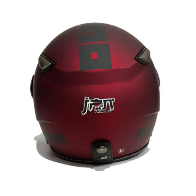 Helm Jpn Momo Pilot Merah Maroon Dof