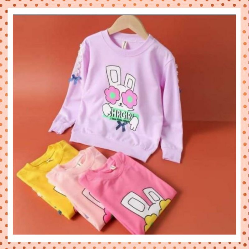 Sweater anak perempuan import kaos anak perempuan tangan panjang jaket anak cewek switer anak import