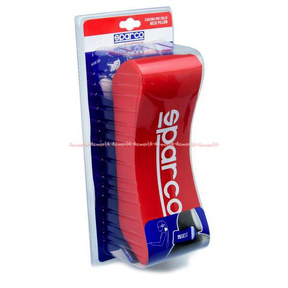 Sparco Merah Bantal Leher Mobil Cocok Buat Perjalaan Panjang Fillow