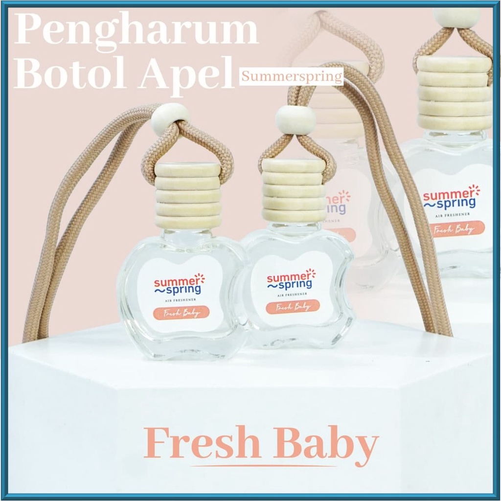 Parfum AC Mobil Aroma Fresh Baby Botol Apel Summer Spring Pengharum Mobil Kamar Aromaterapi Segar