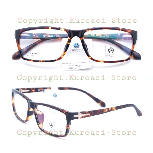 OBRAL Kacamata Volkswagen 15085 original Pria Wanita Kotak Limited Stock, Kacamata Branded