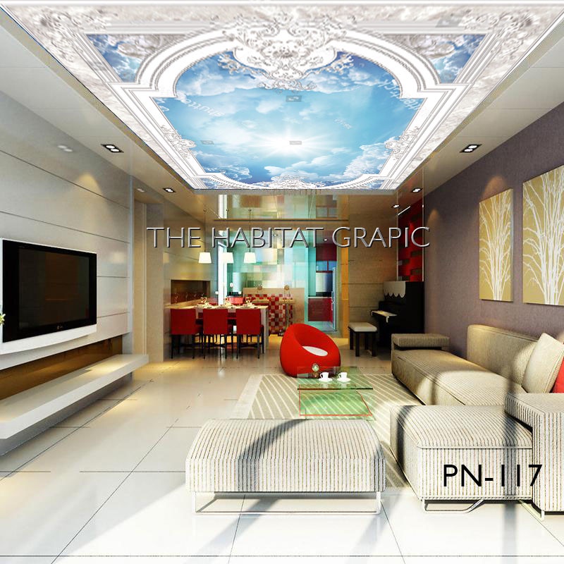 NEW MOTIF PLAFON 3D - WALLPAPER PLAFON - WALLPAPER PLAFON RUMAH- WALLPAPER PLAFON 3D- WALLPAPER STIK