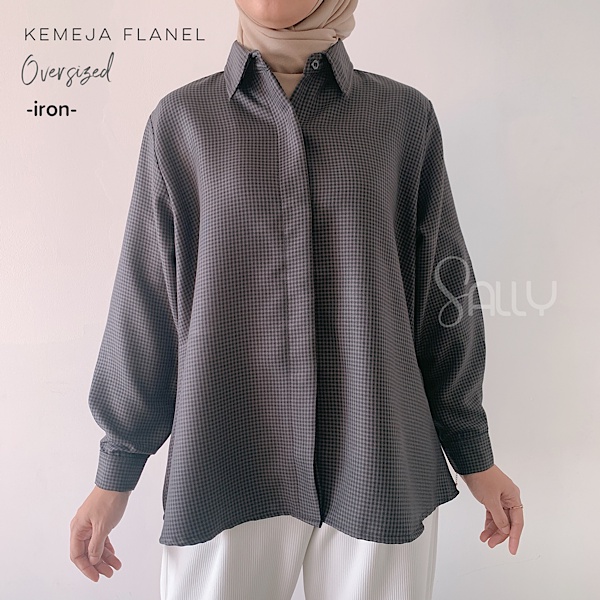 Kemeja flannel-iron