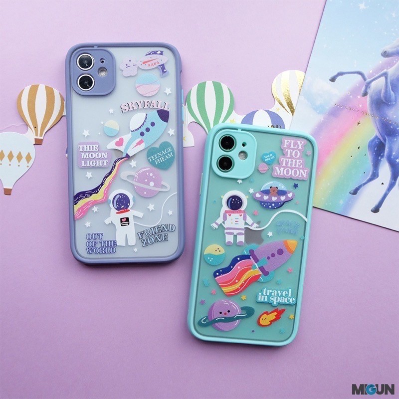 ASTRONAUT CASE for OPPO &amp; REALME - A5S A7 A12 A3S A54 A1K A15 RENO4F A5 A9 5 5i C17 7i C3 C11 C12 C15