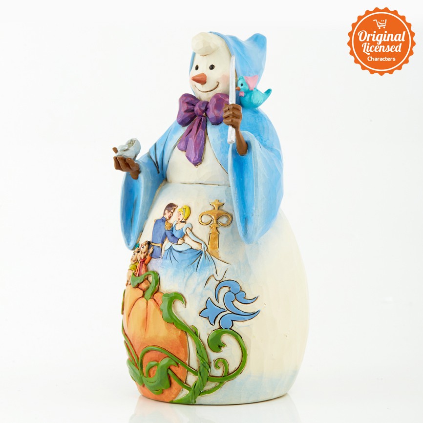 Disney Traditions Snowman Cinderella Figurine