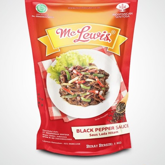 Me Lewis Black Pepper Sauce / 1 pak / 1 kg