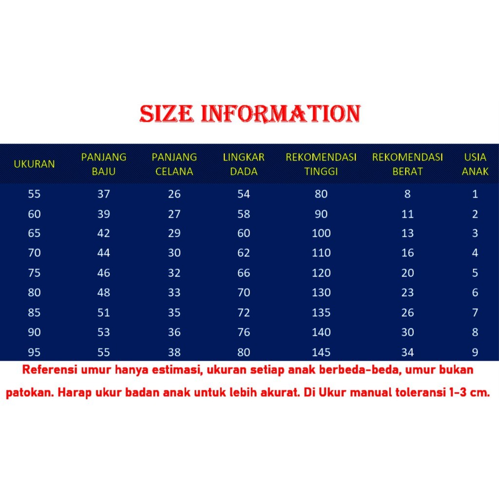 Setelan Anak Impor Laki Laki / Boy 1-9 Tahun