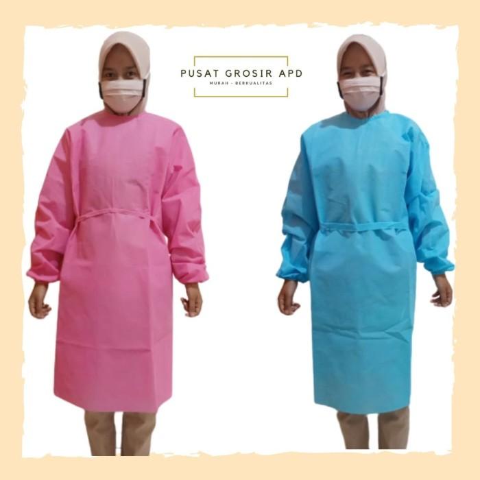 Apd Gown / Surgical Gown / Baju Bedah Spunbond 75 Gsm