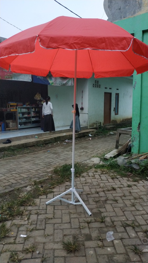 031-3 Payung Tenda Payung Pantai 240cm Cafe Bazaar Parasol Diameter Payung Untuk Event Booth