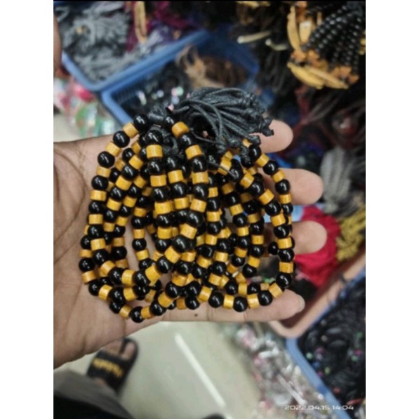 Gelang hitam mutiara 1lusin 12ps/Gelang hitam