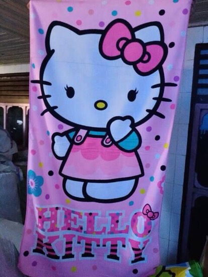 Handuk Karakter 70x140 Motip Bisa Berubah2 Tapi Pasti Karakter Doraemon