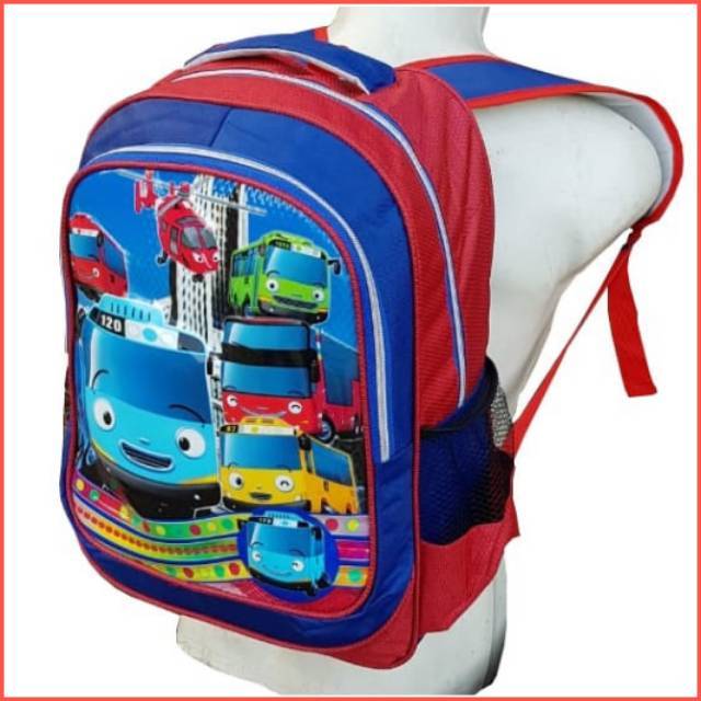 New,,,, Tas Tayo Tas Ransel Anak Sekolah SD / Tas Ransel Karakter tayo hembos timbul