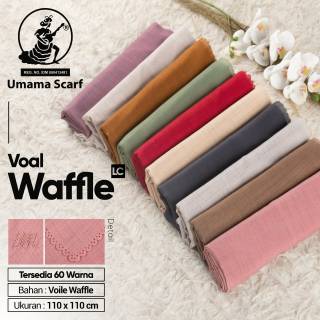  Jilbab  VOAL WAFFLE  LASERCUT by Umama Scarf 18 800 RANDOM 