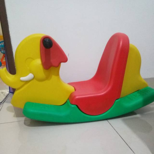 Mainan rocking elephant horse kuda goyang ace hardware preloved
