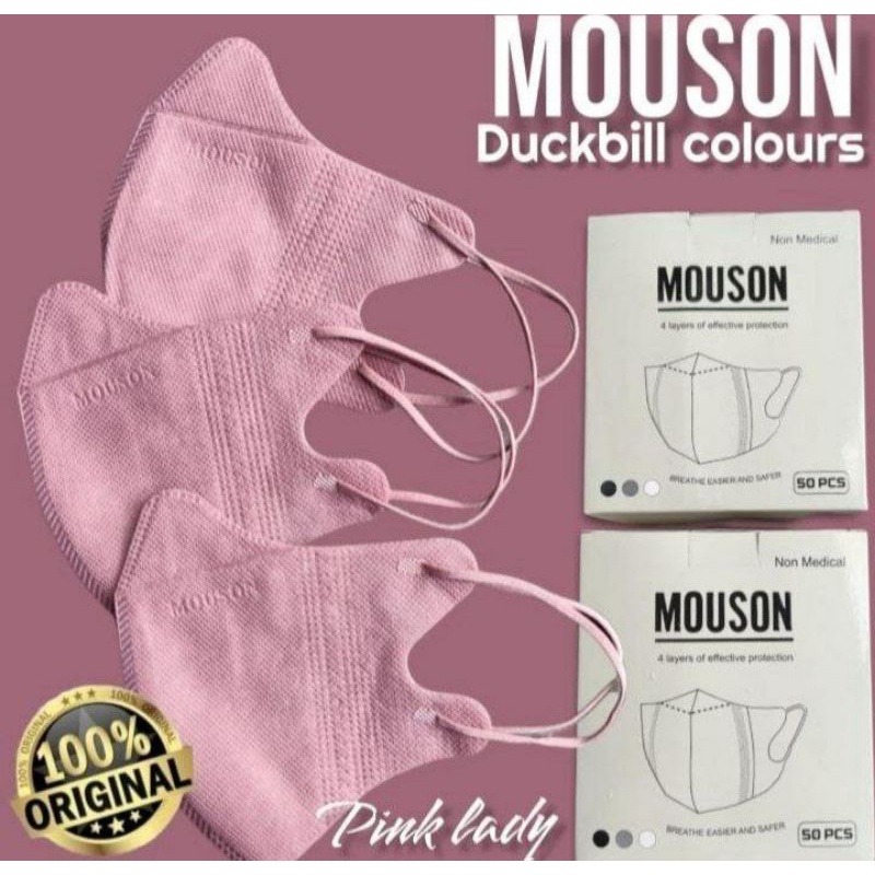 Masker Mouson Duckbill Colours Pink Lady