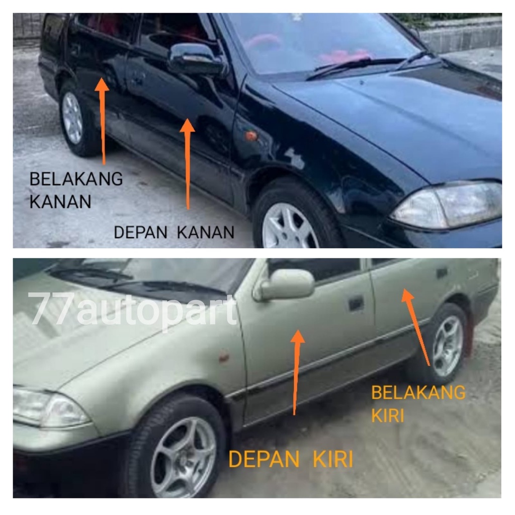 handle handel pintu dalam bukaan pintu dalam suzuki esteem 1.3 1300cc