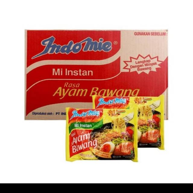 

Indomie Ayam Bawang 1 dus 40 pcs indomi mie instan