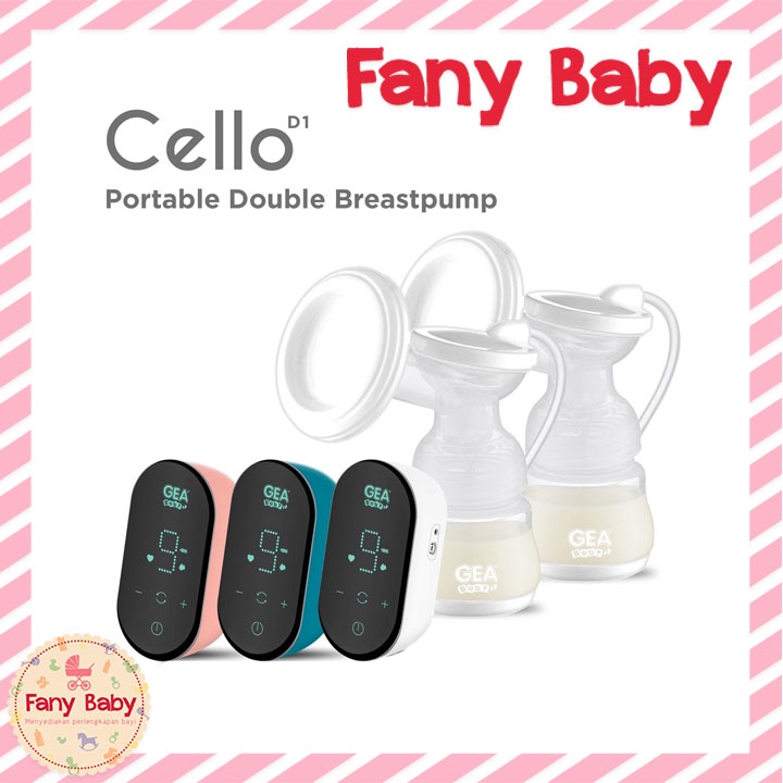 GEA BABY CELLO D1 PORTABLE DOUBLE BREASTPUMP