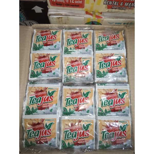 

Tea Jus Gula Batu 1 Renceng 10 Sachet