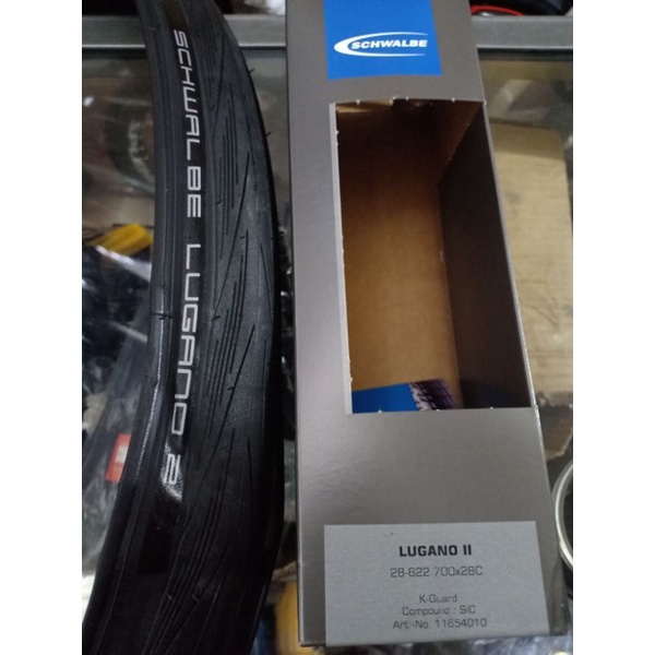 SP25D ban luar road bike 700x28c merk schwalbe Lugano 2 kevlar