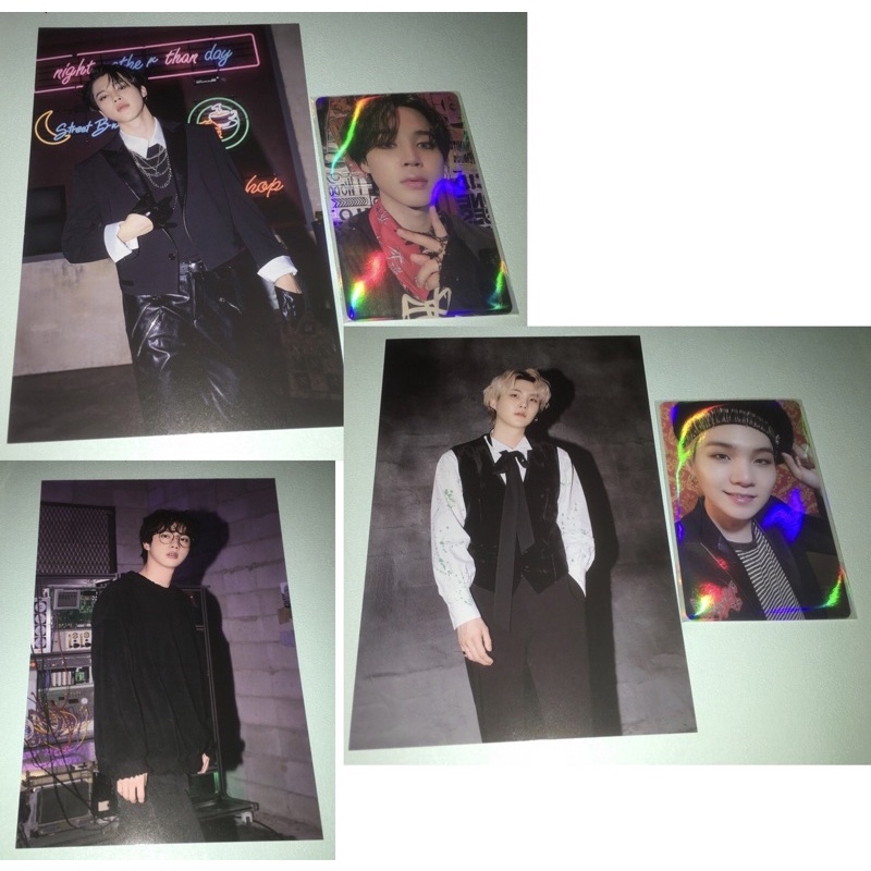PC PHOTOCARD BTS SG22 JIMIN YOONGI JIN SET