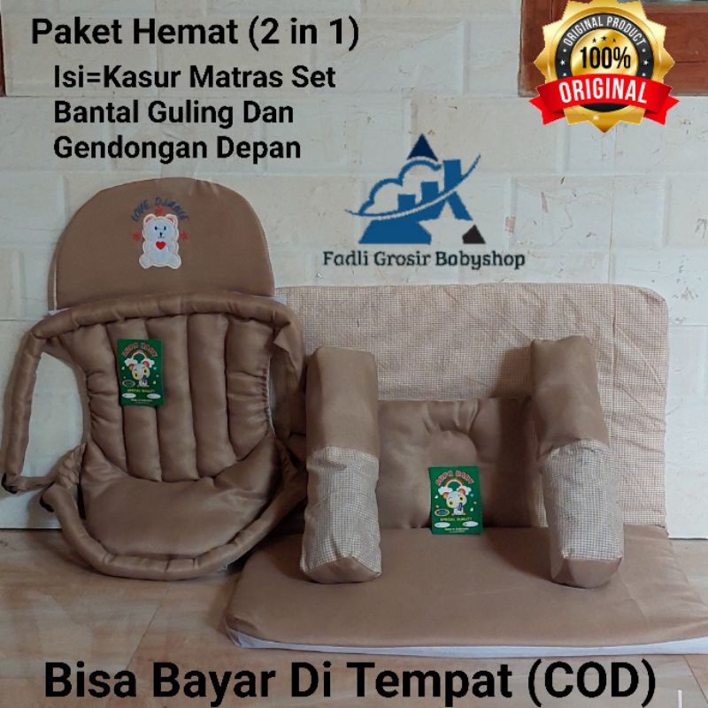 Paket Hemat (2 in 1) Gendongan Bayi Depan Topi Bordir Dan Kasur Matras Bayi Set Bantal Guling(T0V6) Gendongan Ransel Gendongan Bayi m Shape Gendongan Anak 3 Tahun Gendongan Bayi Samping Gendongan Karakter Gendongan Bayi Newborn L4S9 Gendongan Bayi Kaos G