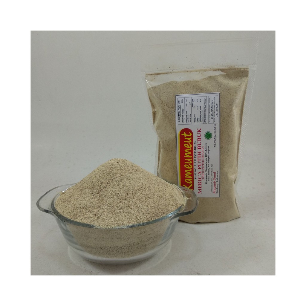 

Merica - Lada Putih Bubuk Kameumeut 250 gram
