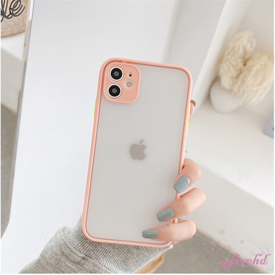 Soft Case Pelindung Matte Transparan Untuk Iphone Se 2020 12 11 Pro Max X Xr Xs Max 8 7 6 6s Plus