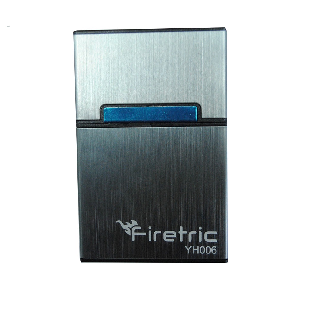 Firetric Kotak Bungkus Rokok Elegan Aluminium Cigarette Case - Black