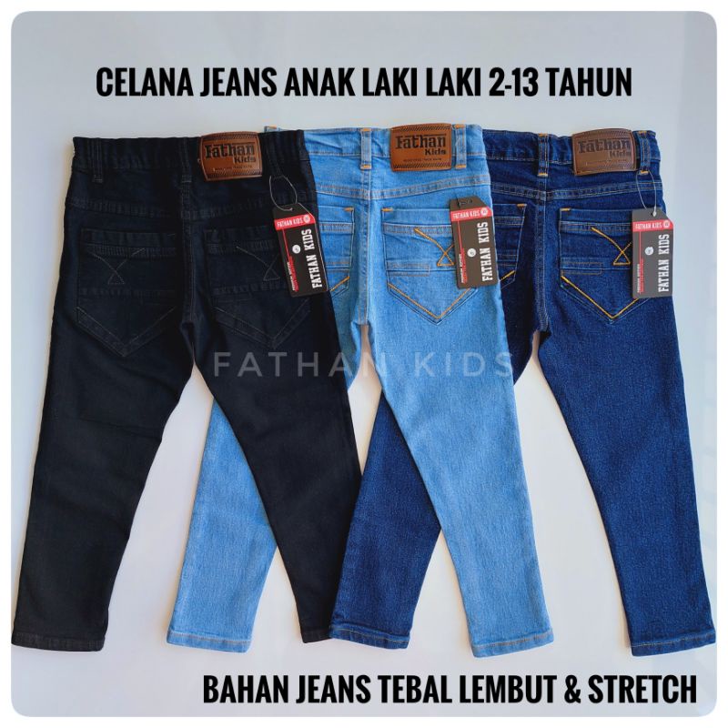 Celana Jeans Panjang Anak laki laki 4-12 tahun Celana anak cowok Terlaris Terbaru