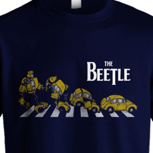 KAOS BEETLE VW BUMBLEBEE THE BEATLES MUSIC ABBEY ROAD
