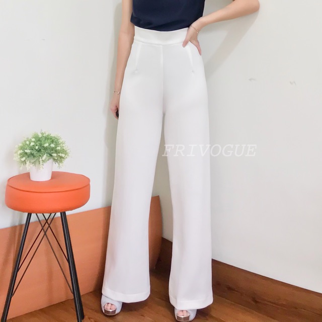 Zoey Culotte Pants | BACK ZIPPER