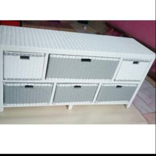 PROMO Lemari laci Rak Kabinet bahan plastik sintesis PROMO Lemari laci Rak Kabinet bahan plastik sintesis