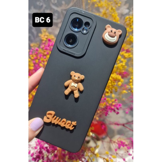 BC Softcase PRO Camera 3D bear cookies  Y21s Y21 Y33 Y33s Y15s Y15  V23 E Y17 Y12  Y20 A03 A03s A12 A13 A22 5G A33 5G A53