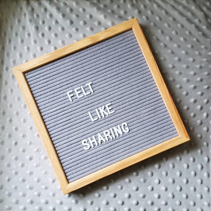 

Letter Board SET LENGKAP / Felt letter board / DIY papan huruf GRAY