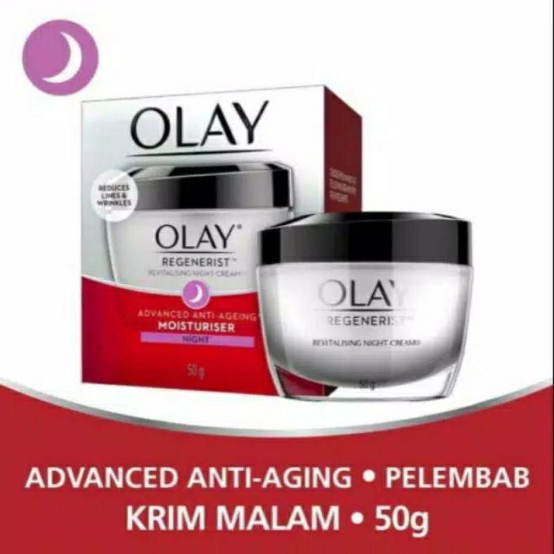 Olay Regenerist Revitalising Night Cream 50g Olay Regenerist Revitalift Cream Malam 50g