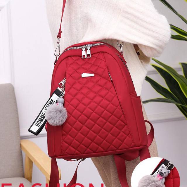 

Kode : ELJ 738 IDR : 142 rb Bahan : Nylon ukuran: 30 x 26 x 11 cm Warna : Purple, Red, Blue, Black