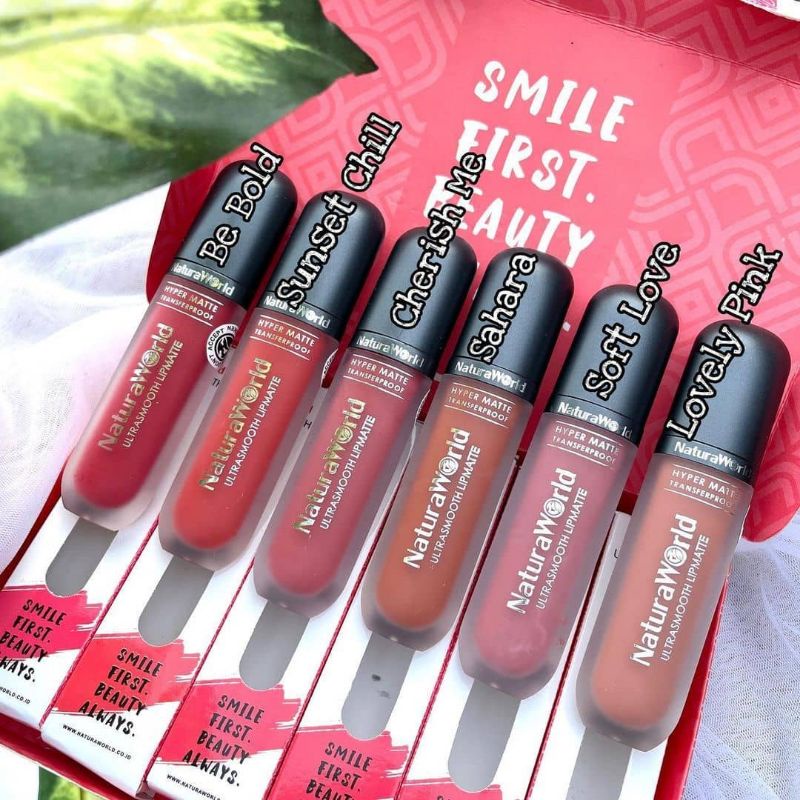 NATURA WORLD ULTRA SMOOTH LIPMATTE || 1 PAKET || ORIGINAL NATURA WORLD