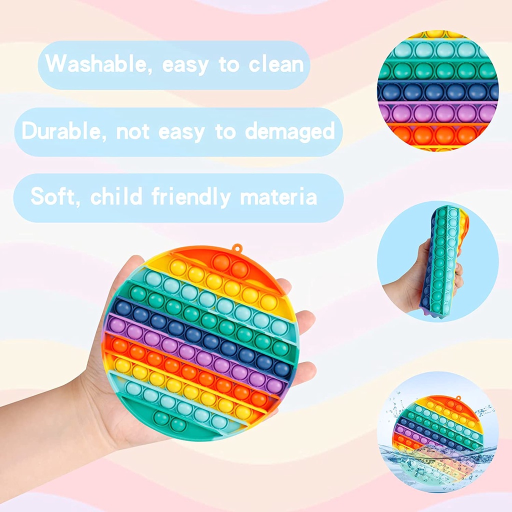 Jumbo Pop It Push Bubble Sensory Cute Toy Super Big Popit Gigantic Oversized Chess Board Push Pop It Hello Kitty Toys for Kid Children Gift-2