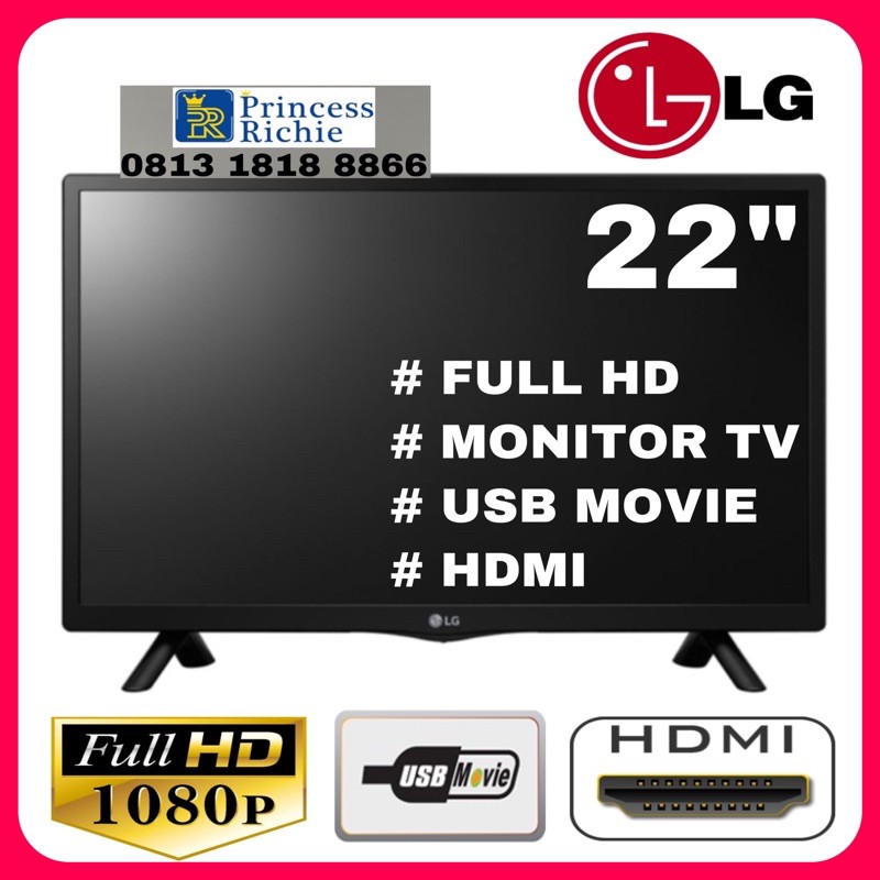 LG 22 inch 22TK420A Monitor Led Tv Full HD