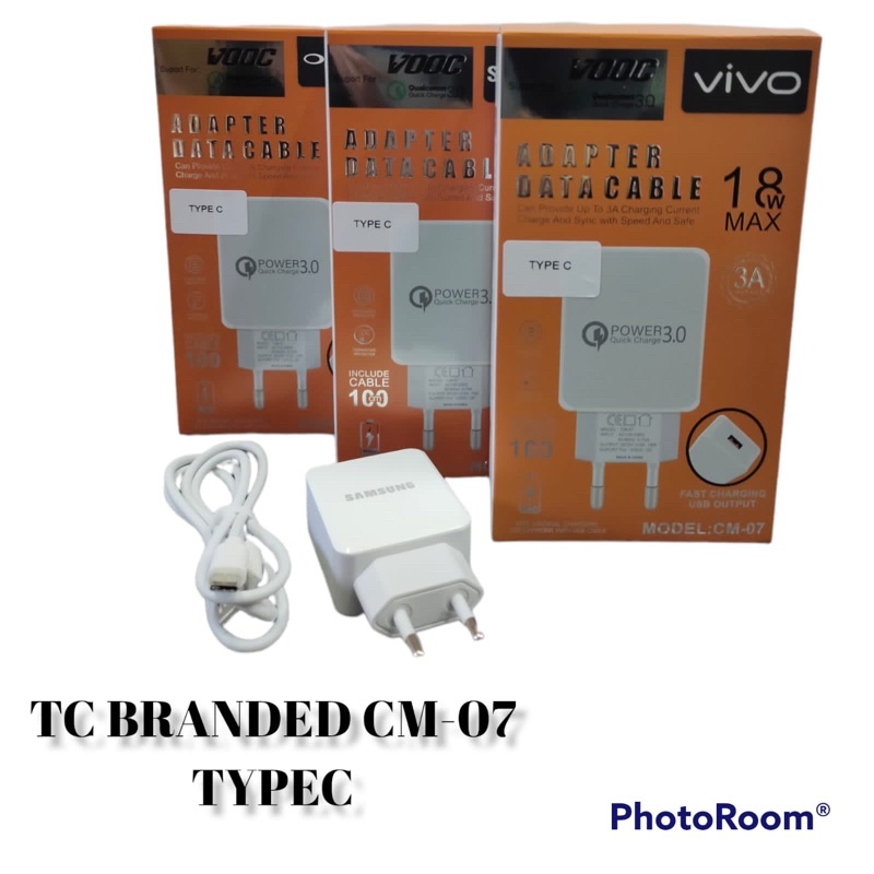 TC Branded VV52 / CM07 Tipe C Fast Charging